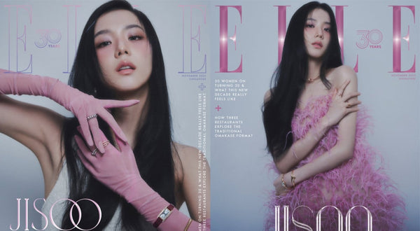 BLACKPINK's Jisoo is pretty in pastels on the cover of 'Elle Singapore'