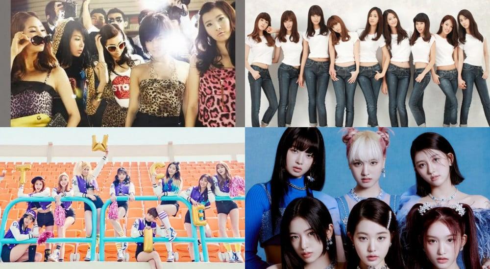 K-Pop girl group songs that topped the year-end chart in their release year