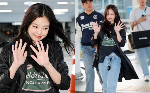 BLACKPINK's Jennie displays her stunning natural beauty at the Incheon International Airport