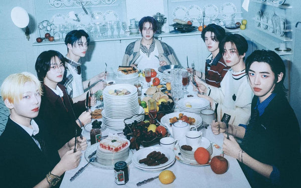 ENHYPEN sits down for an eerie supper in the new teaser photos for their upcoming album ‘ROMANCE: UNTOLD’