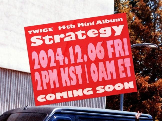 TWICE announces 14th mini-album 'STRATEGY' as their first full-group comeback in 10 months