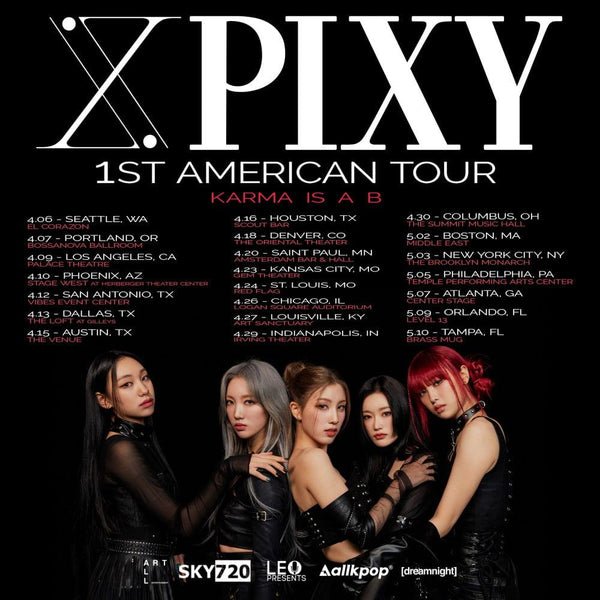 [GIVEAWAY] Win VVVIP tickets to PIXY's 'KARMA IS A B 2023 USA TOUR!' - Kpop Store Pakistan