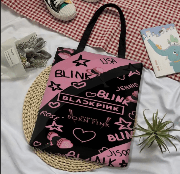 Blackpink Tote Bag For Blink Army Fans - Kpop Store Pakistan