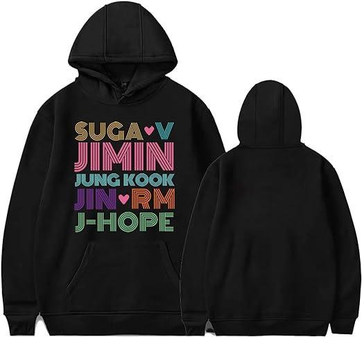 BTS Members Name Hoodie For Army Fans - Kpop Store Pakistan