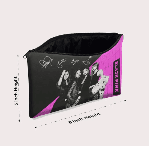 Trendy Blackpink Pouch For Blink Army Fans - Kpop Store Pakistan