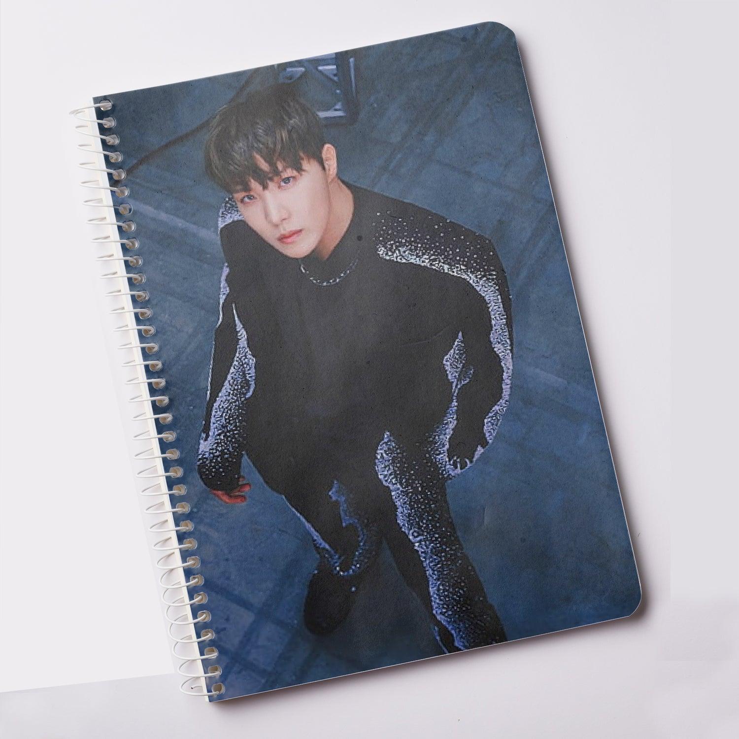 bts jhope standing design notebook kpop boys printed