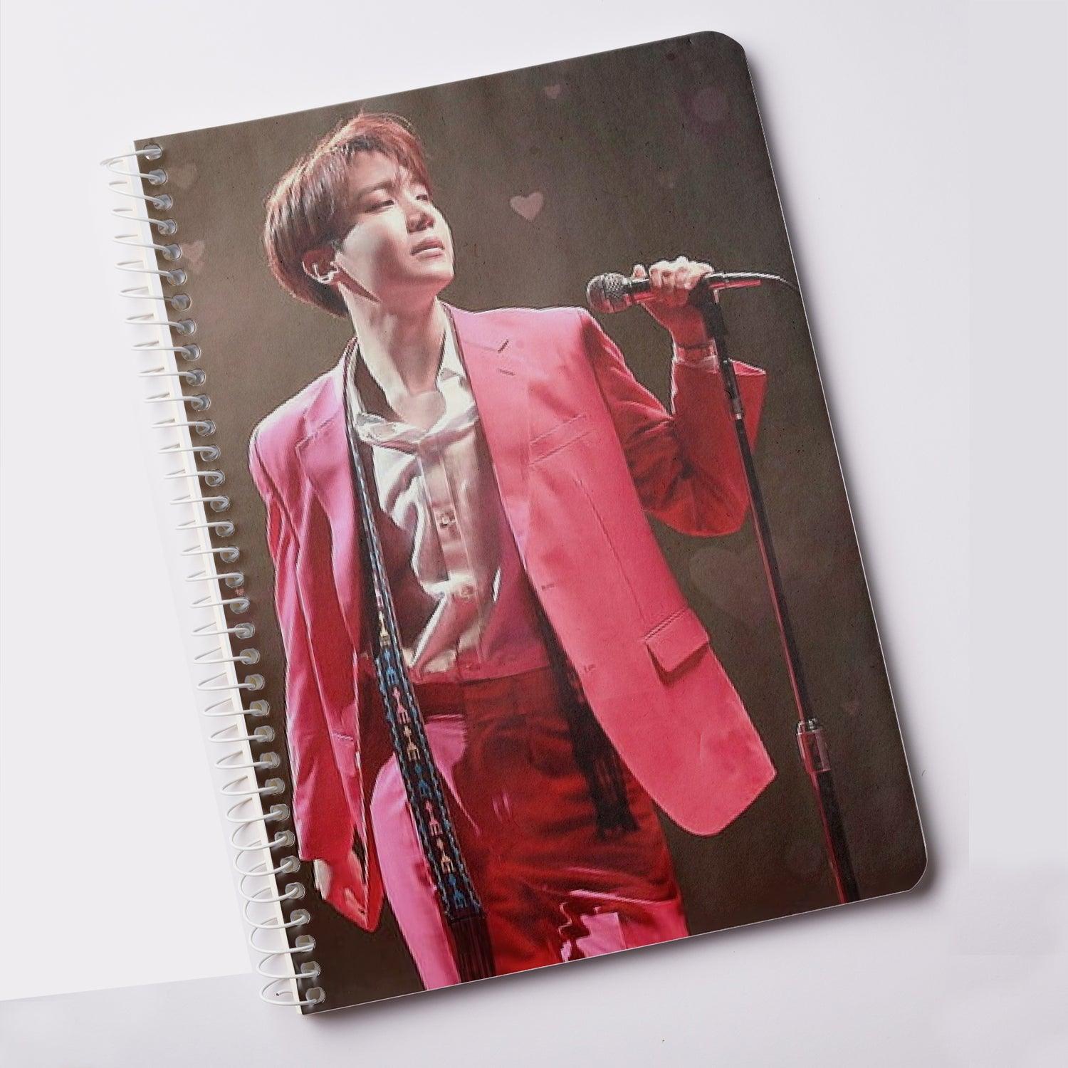 bts jhope design notebook kpop boys printed