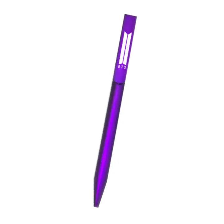 BTS Pen for Army Cute Purple Pen with Mobile Holder best KPOP Fans Gift - Kpop Store Pakistan