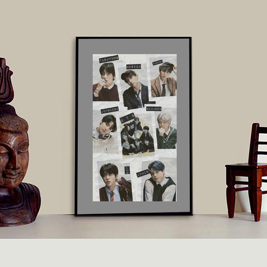 bts member photo frame