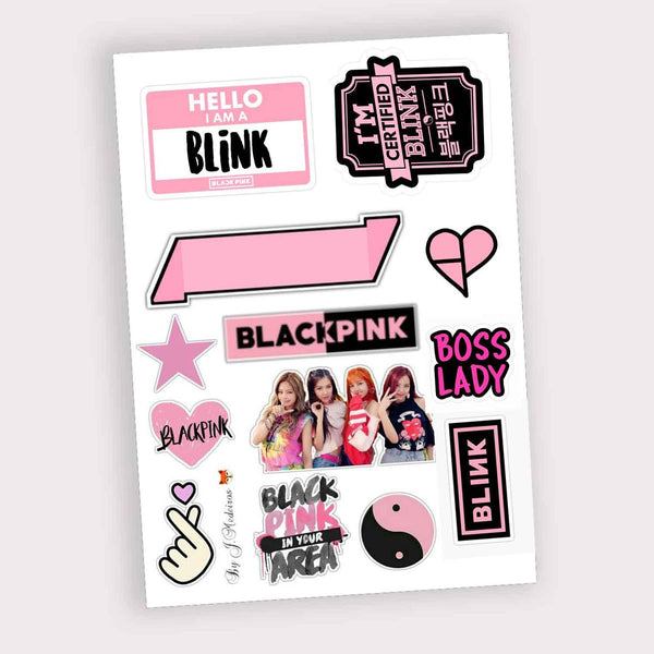 Blackpink Stickers for Blink Army Boys and Girls Kpop Uncut