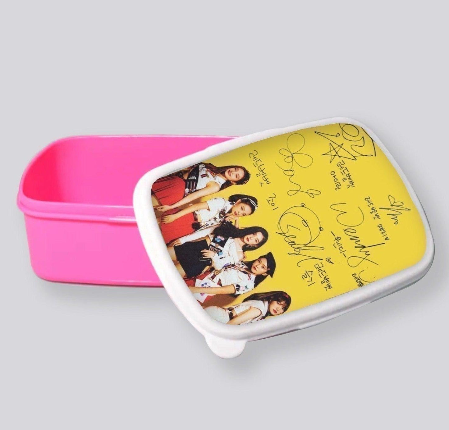 Red Velvet Signatures Lunch Box For Kpop ReVeluv Fans - Kpop Store Pakistan