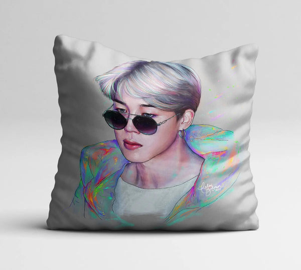 BTS Jimin Comfor Cushion Kpop Army Member Picture Pillow with Filler