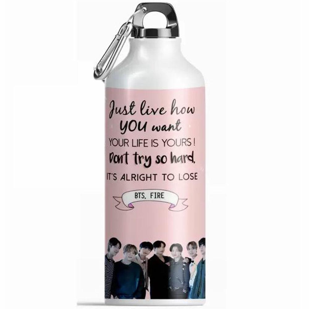 BTS Fire Water Bottle For Kpop Army Fans - Kpop Store Pakistan