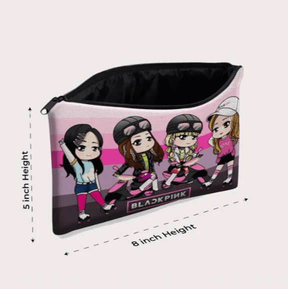 Blackpink Zipper Pouch For Blink Girls Fan - Kpop Store Pakistan