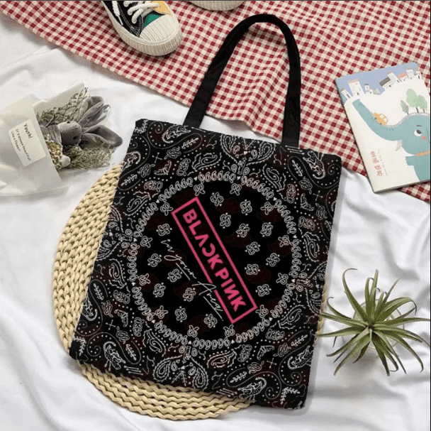 Blink Army Tote Bag For Blackpink Fans - Kpop Store Pakistan