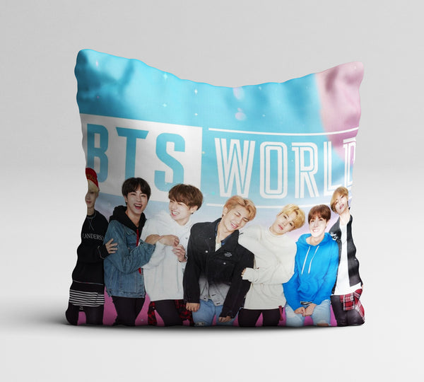 BTS World Cushion With Filler For K-pop Army Fans