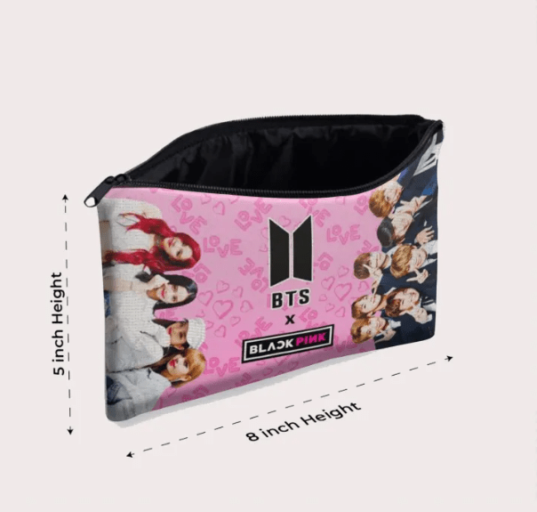 Bts x Blackpink Zipper Pouch