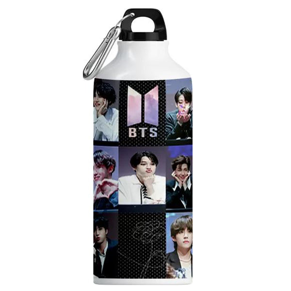 bts squad water bottle