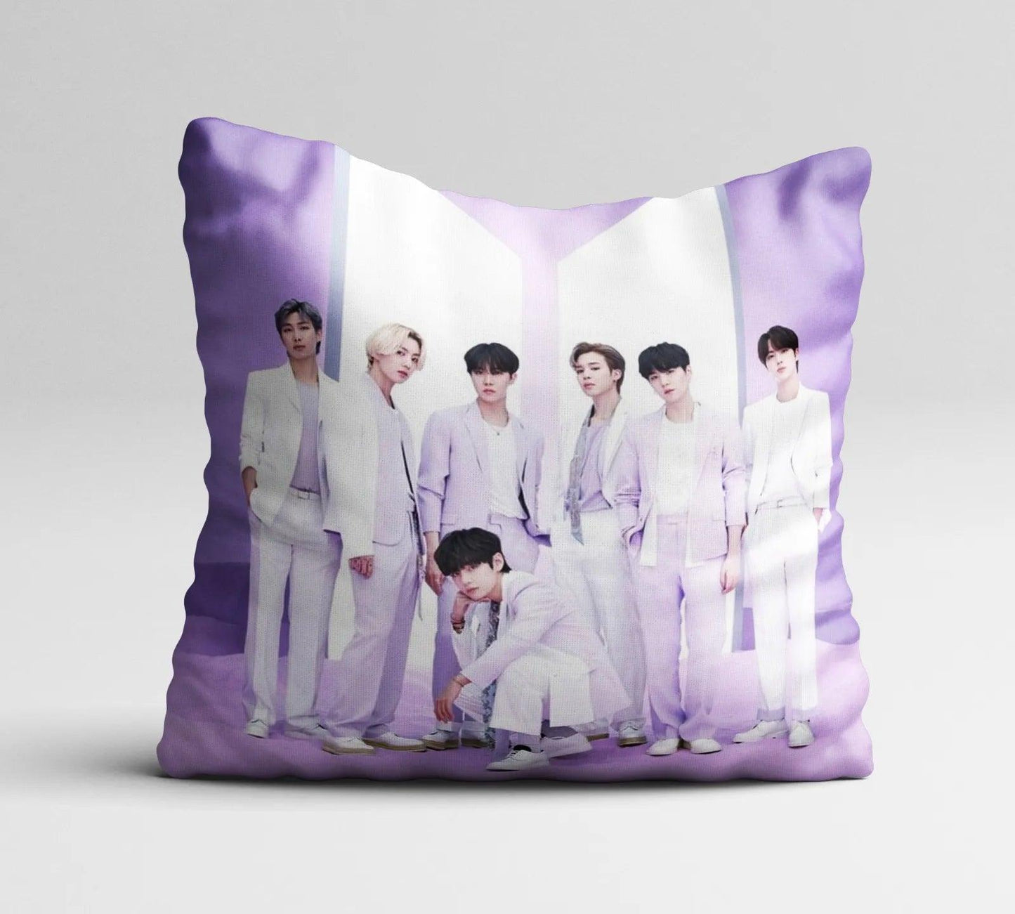 BTS Purple Comfort Cushion For Kpop Army Soft Pillow - Kpop Store Pakistan