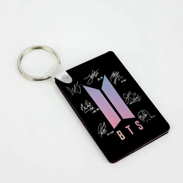 BTS Autograph Keychain for Army Boys and Girls KPOP - Kpop Store Pakistan