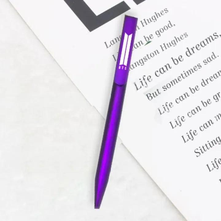 BTS Pen for Army Cute Purple Pen with Mobile Holder best KPOP Fans Gift - Kpop Store Pakistan