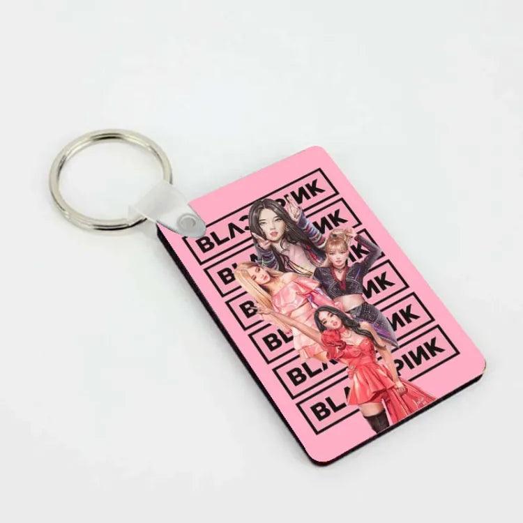 Black Girls Keychain For Blink Army Fans Key Ring - Kpop Store Pakistan