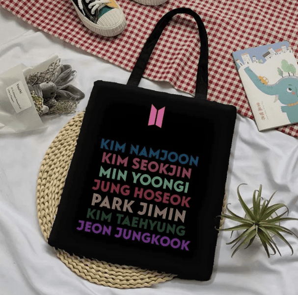 BTS Boys Tote Bag for Army BT21 Fans - Kpop Store Pakistan