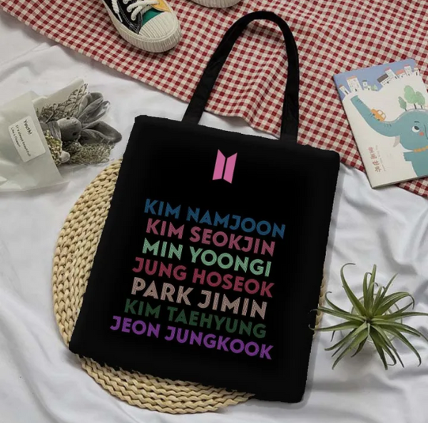 bts boys tote bag