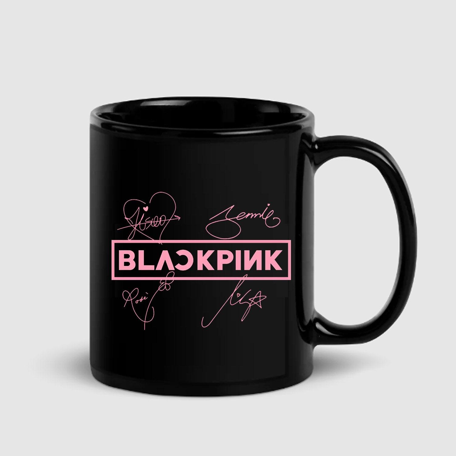 Blackpink Sign Black Mug For Blink Army Fans - Kpop Store Pakistan