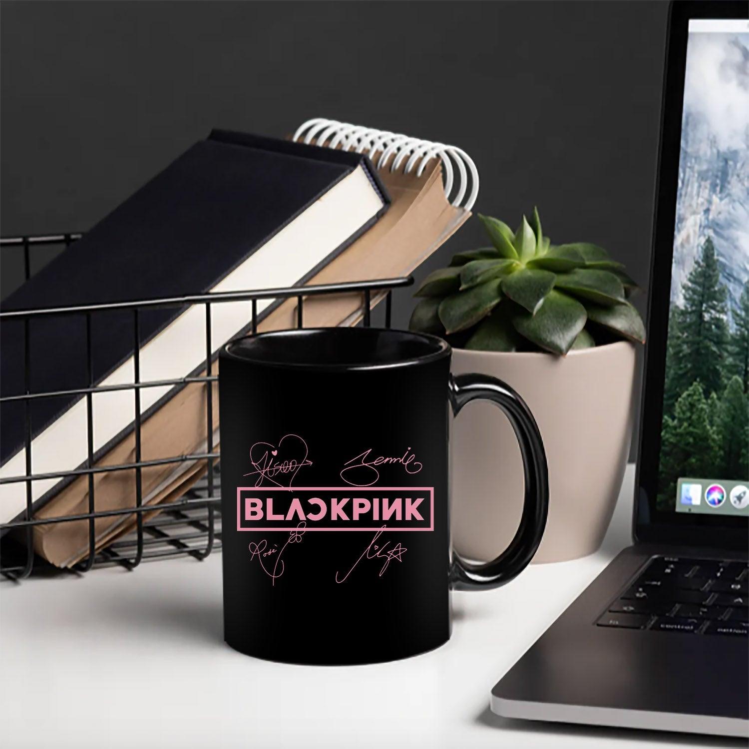 Blackpink Sign Black Mug For Blink Army Fans - Kpop Store Pakistan