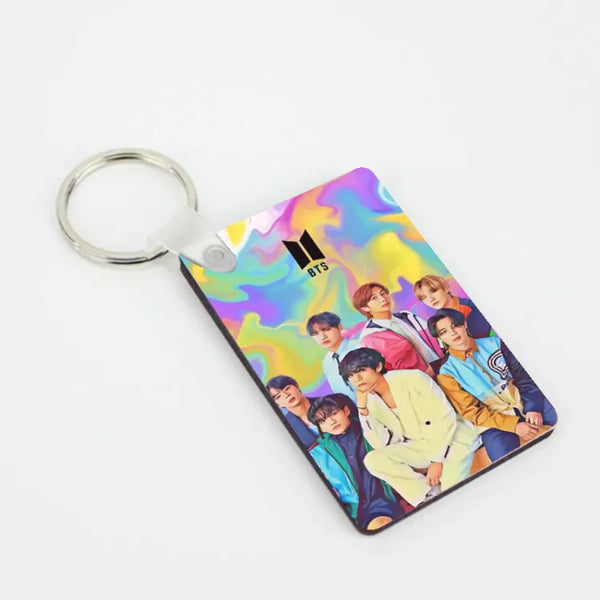 Bts Rainbow Keychain For Kpop Army Fans