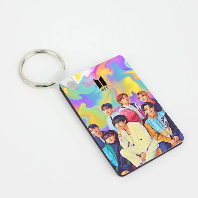 bts rainbow keychain