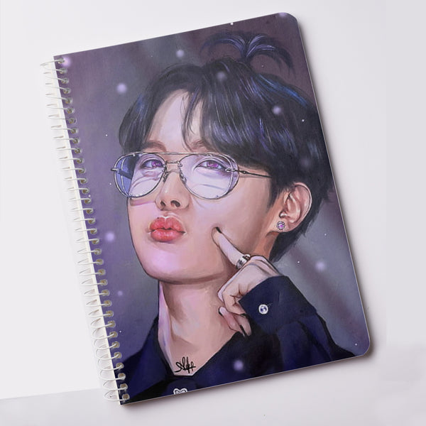 BTS JHOPE DESIGN NOTEBOOK KPOP BOYS PRINTED (A5)