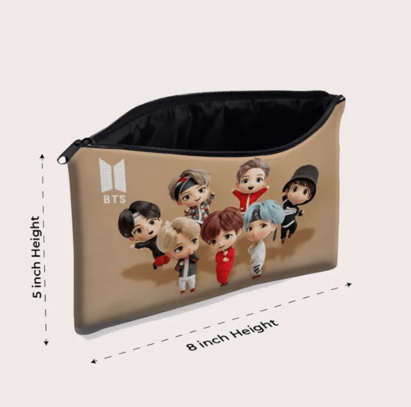 BTS Zipper Pouch