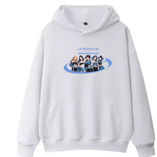 Overwatch Hoodie For K-pop Le Sserafim Fans