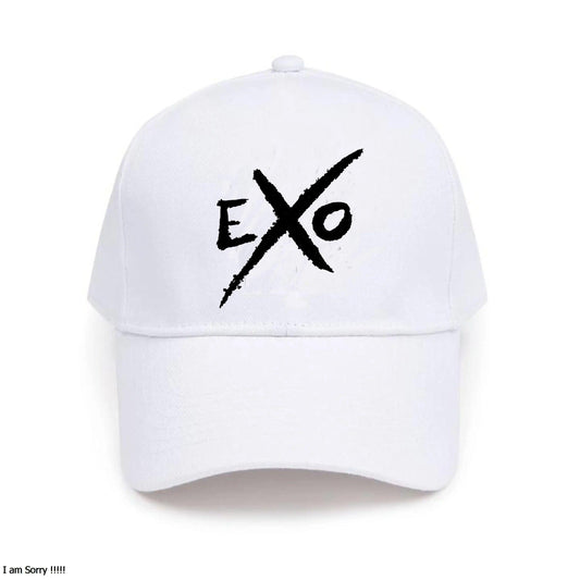 Exo Band White Cap For Kpop Fans - Kpop Store Pakistan