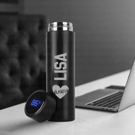 Blackpink Lisa Led Water Bottle - Kpop Store Pakistan