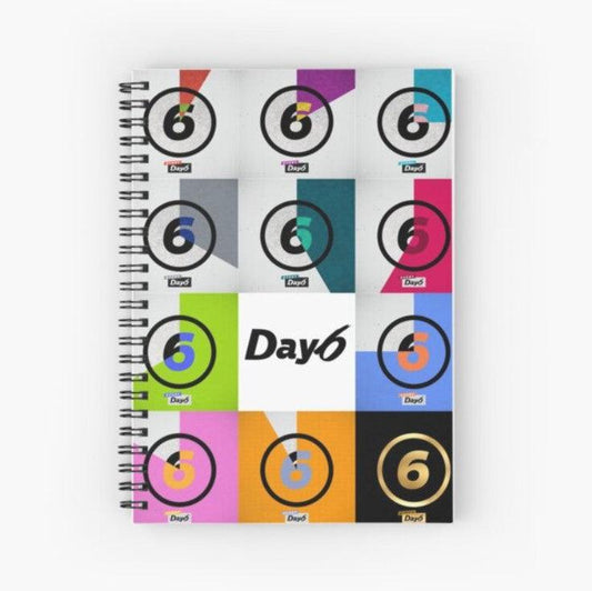 Day6 Spiral Notebook For K-pop My Day Fans - Kpop Store Pakistan