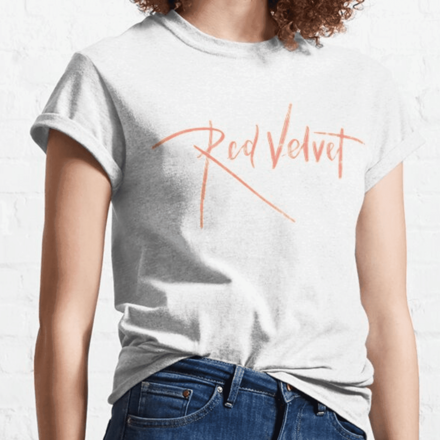 Red Velvet Logo Tshirt For REVELUV Gift, Red Velvet Kpop Merch - Kpop Store Pakistan