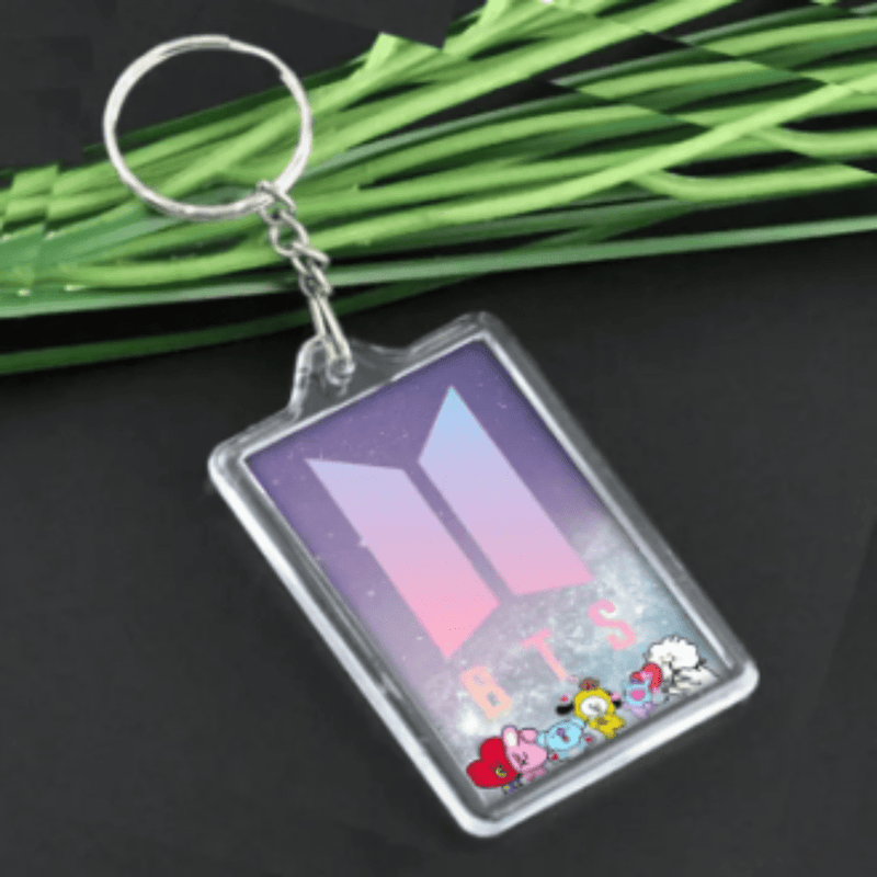 BTS Keychain for Army Kpop Acrylic Keyring BT21 Fans