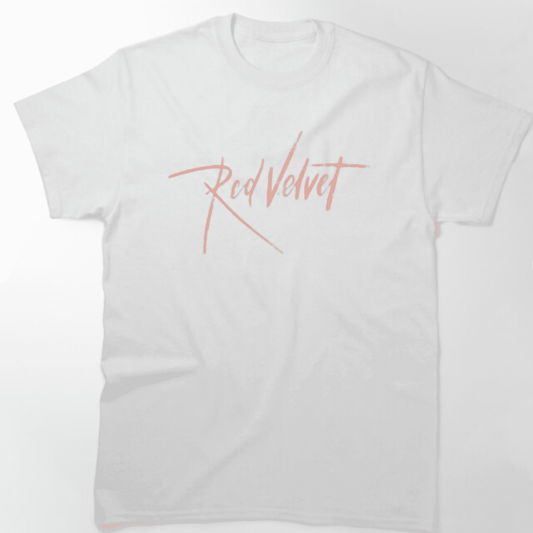 Red Velvet Logo Tshirt For REVELUV Gift, Red Velvet Kpop Merch - Kpop Store Pakistan