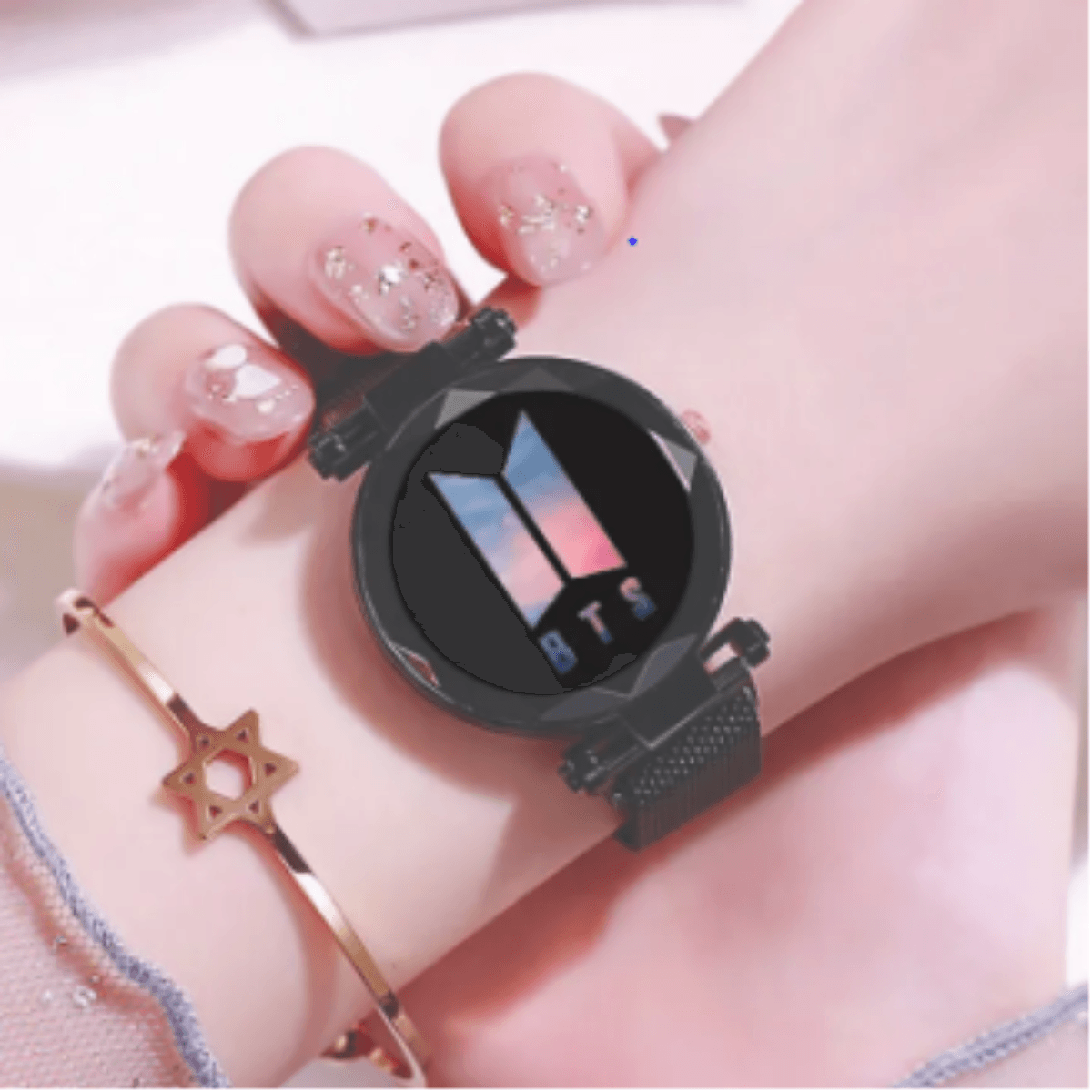 BTS Magnetic Watch for Army Kpop BT21 Wrist Watch - Kpop Store Pakistan