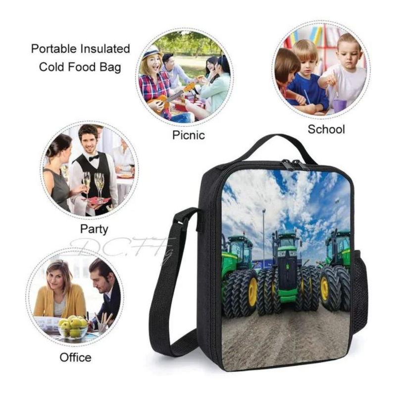 Cute Stray Kids Lunch Bag With Bottle Partition For Kids Kpop Fans