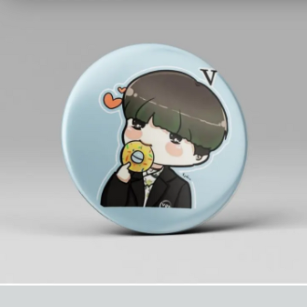 BTS V BADGE for Kpop Army Lovers (1Pc)