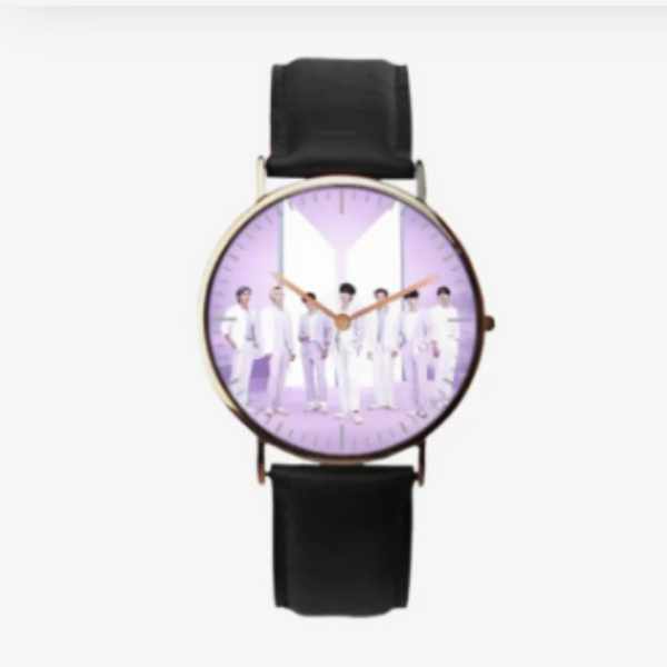 BTS Watch for Kpop Boys and Girls Army Fans Purple Design