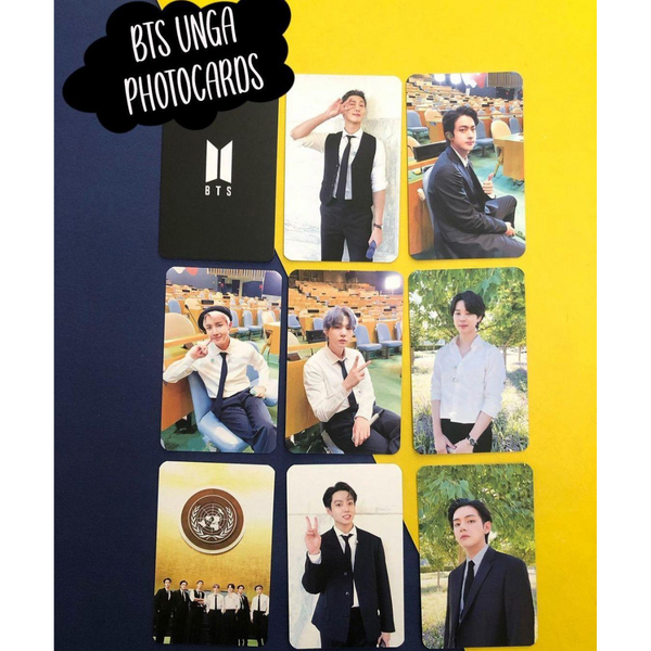 BTS UNGA Photocards for Army Kpop BT21 (Pack of 9)