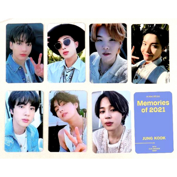 BTS  2021 MEMORIES PHOTO CARD