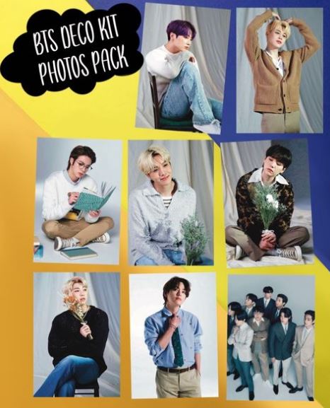 BTS Deco Kit PhotoCrads ( Pack Of 8 )