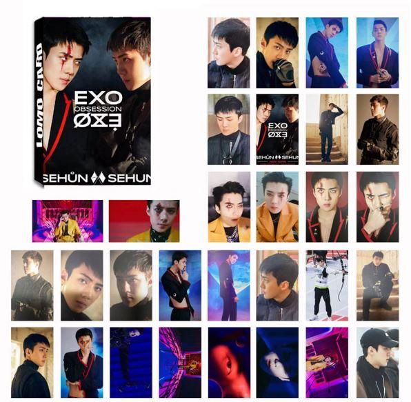 Exo Korean Band Obsession LomoCards (Pack Of 30) - Kpop Store Pakistan