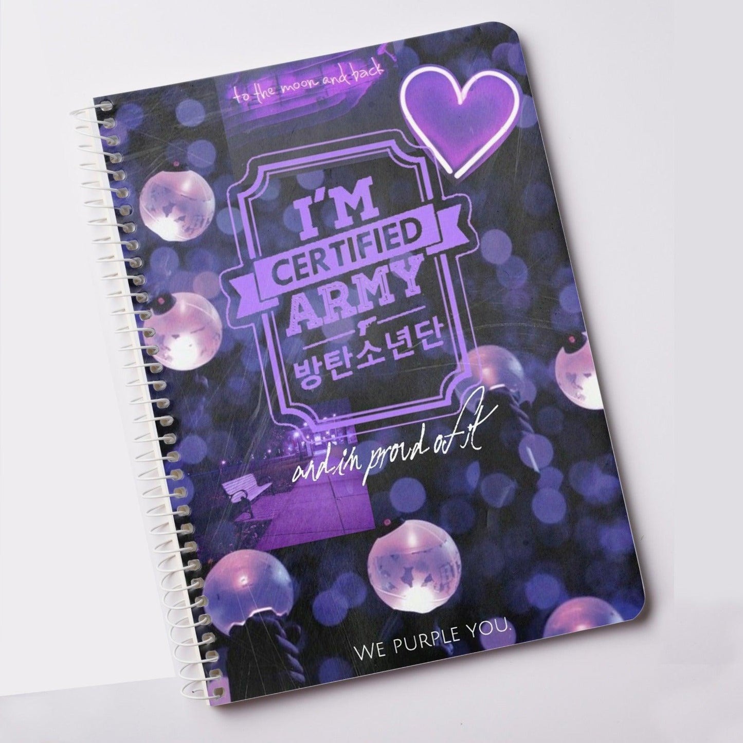 BTS I'M Certified Army Notebook For Army Fans BT21 Notepad - Kpop Store Pakistan